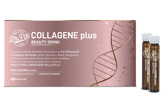 DR VITI COLLAGENE BEAUTY DRINK PLUS 250 ML - dottorbianchi.it