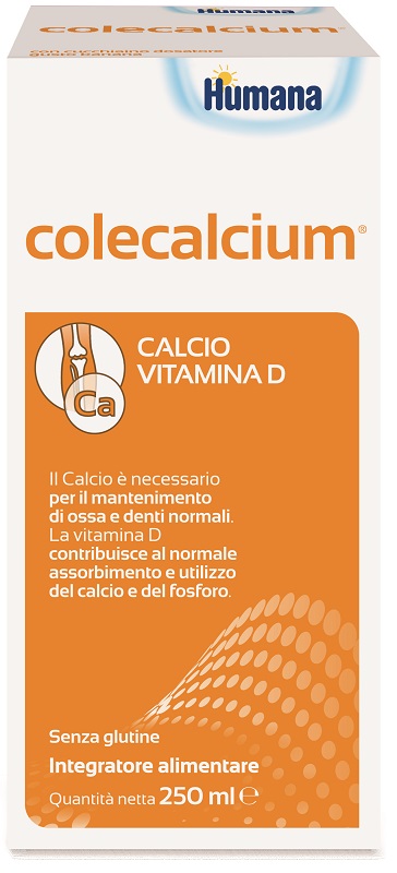HUMANA COLECALCIUM 250 ML - dottorbianchi.it