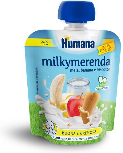 MILKYMERENDA MELA-BANANA BISCOTTO 100 G - dottorbianchi.it
