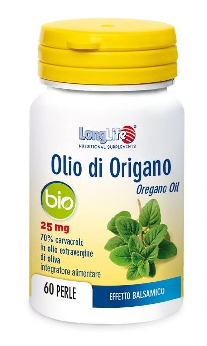 LONGLIFE OLIO ORIGANO BIO 60 PERLE - dottorbianchi.it