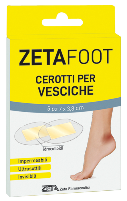 ZETAFOOT CEROTTO IDROCOLLOIDALE VESCICHE SP 5 PEZZI - dottorbianchi.it