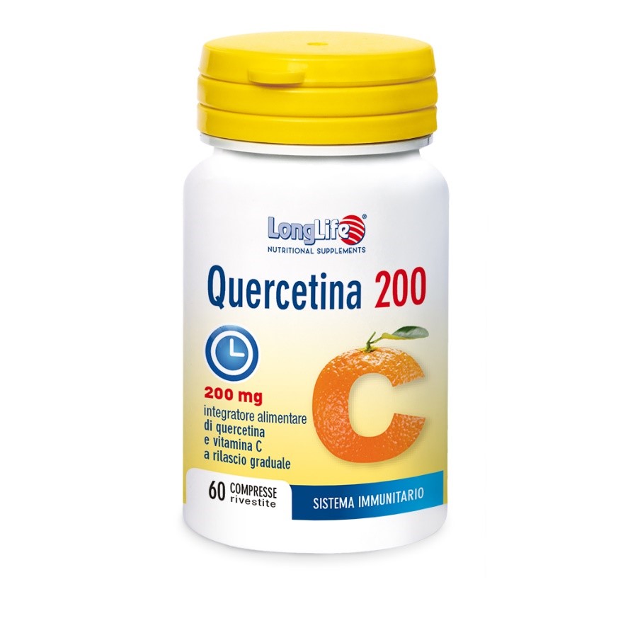 LONGLIFE QUERCETINA 200 60 COMPRESSE - dottorbianchi.it