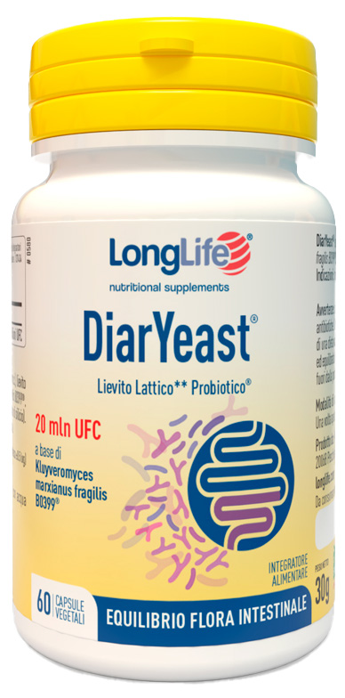 LONGLIFE DIARYEAST 60 CAPSULE VEGETALI - dottorbianchi.it