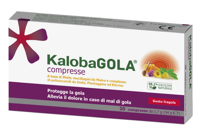 KALOBAGOLA 20 COMPRESSE FRAGOLA - dottorbianchi.it