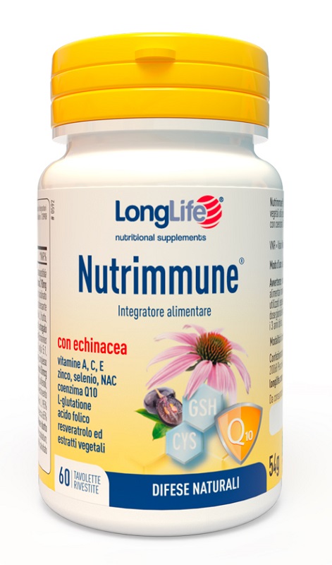 LONGLIFE NUTRIMMUNE 60 TAVOLETTE - dottorbianchi.it