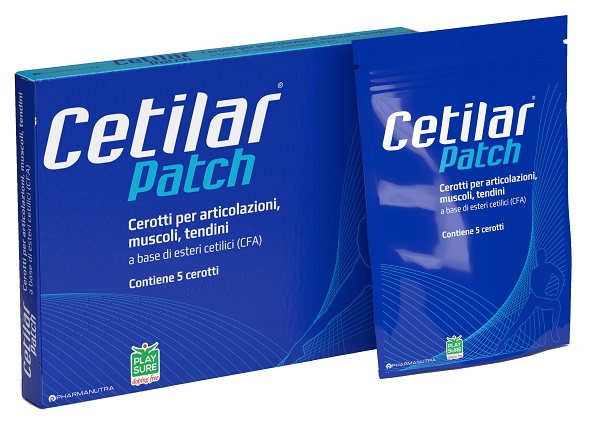 CEROTTO MONOUSO CETILAR PATCH PER ARTICOLAZIONI MUSCOLI E TENDINI 5 PEZZI - dottorbianchi.it