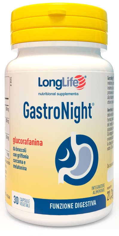LONGLIFE GASTRONIGHT 30 CAPSULE VEGETALI - dottorbianchi.it