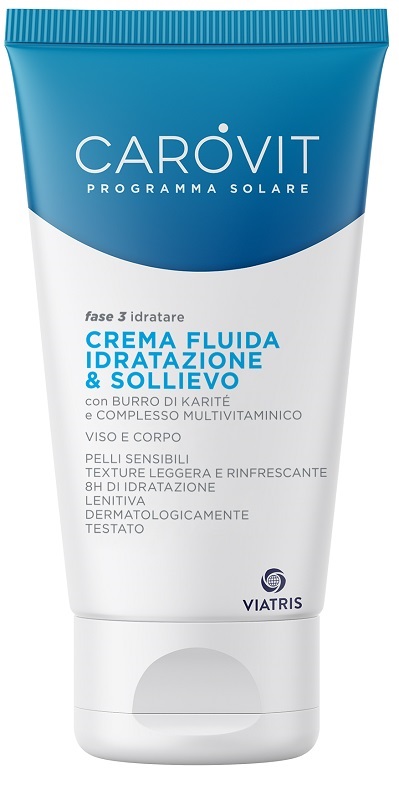 CAROVIT PROGRAMMA SOLARE CREMA FLUIDA IDRATAZIONE & SOLLIEVO 150 ML - dottorbianchi.it