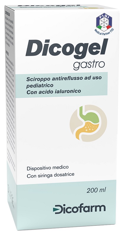 SCIROPPO ANTIREFLUSSO PEDIATRICO DICOGEL GASTRO 200 ML - dottorbianchi.it