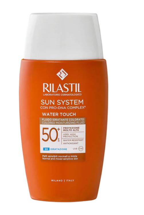 RILASTIL SUN SYSTEM WATER TOUCH COLOR FLUIDO SPF50+ 50 ML - dottorbianchi.it