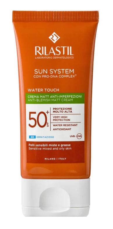 RILASTIL SUN SYSTEM WATER TOUCH MAT CREMA SPF50+ 50 ML - dottorbianchi.it