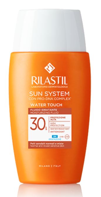 RILASTIL SUN SYSTEM WATER TOUCH FLUIDO SPF30 50 ML - dottorbianchi.it