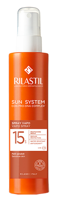 RILASTIL SUN SYSTEM SPRAY VAPO SPF15 200 ML - dottorbianchi.it