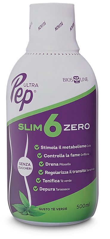ULTRA PEP SLIM 6 ZERO TE' VERDE 500 ML - dottorbianchi.it