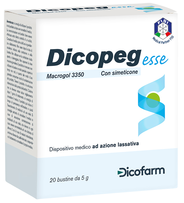 DICOPEG ESSE 20 BUSTE 5 G MACROGOL 3350 - dottorbianchi.it