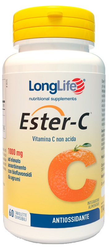 LONGLIFE ESTER C 1000MG 60 TAVOLETTE - dottorbianchi.it