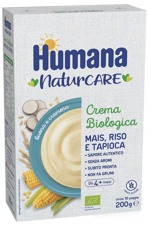 HUMANA CREMA MAIS RISO TAPIOCA BIO 200 G - dottorbianchi.it