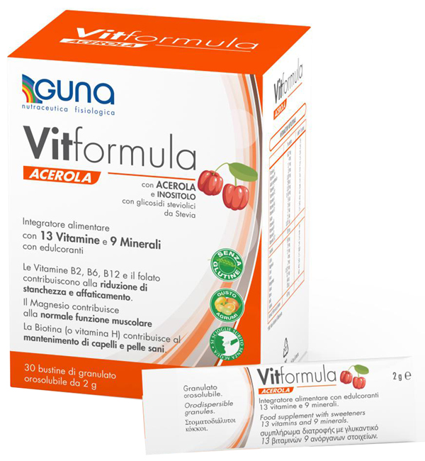 VITFORMULA ACEROLA 30 STICK 2 G - dottorbianchi.it