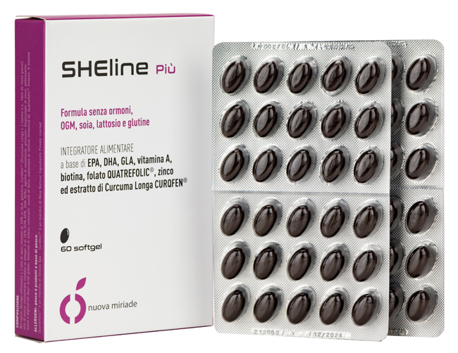 SHELINE PIU' MENOPAUSA 60 SOFTGEL - dottorbianchi.it