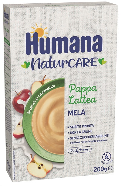 HUMANA PAPPA LATTEA MELA 200 G - dottorbianchi.it