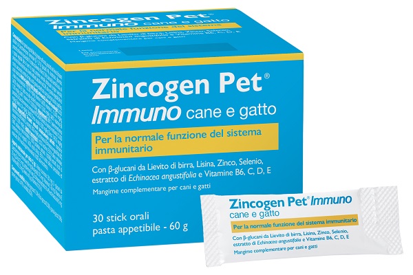 ZINCOGEN PET IMMUNO PASTA 30 STICK - dottorbianchi.it
