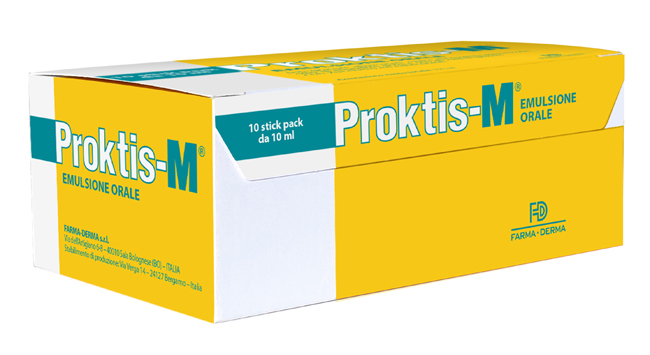 PROKTIS-M EMULSIONE ORALE 10 STICK DA 10 ML - dottorbianchi.it
