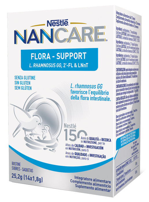 NESTLE' NANCARE FLORA SUPPORT 14 BUSTINE - dottorbianchi.it