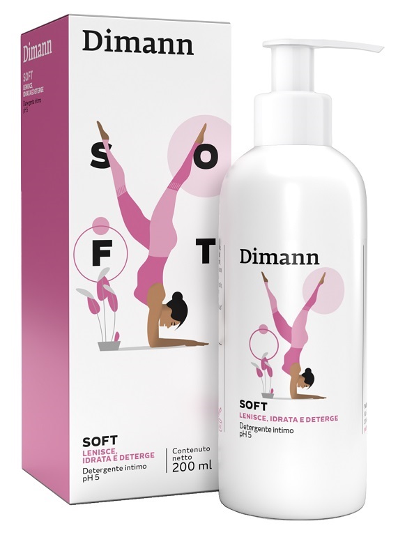 DIMANN SOFT DETERGENTE INTIMO PH 5 200 ML - dottorbianchi.it