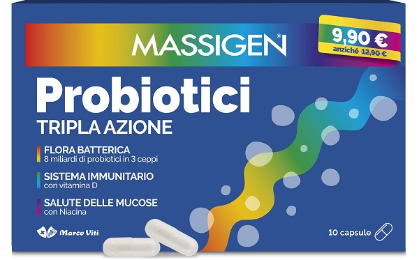 MASSIGEN PROBIOTICI 10 CAPSULE 2024 OFFERTA SPECIALE - dottorbianchi.it