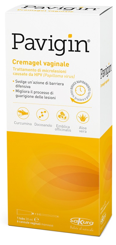 PAVIGIN CREMAGEL VAGINALE 30 ML CON 6 CANNULE VAGINALI MONOUSO - dottorbianchi.it