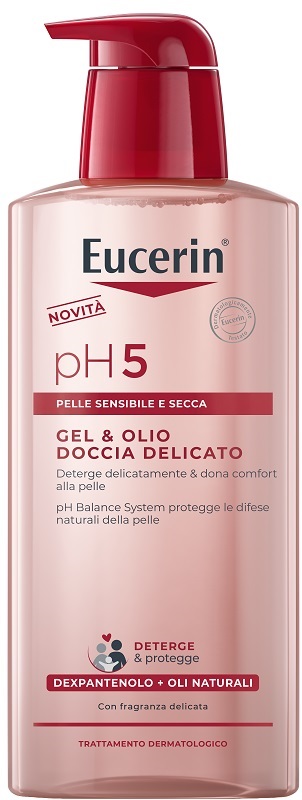 EUCERIN GEL & OLIO DOCCIA DELICATO 400 ML - dottorbianchi.it