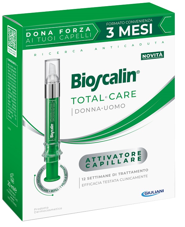 BIOSCALIN TOTAL CARE ATTIVATORE CAPILLARE 2 APPLICATORI MULTIDOSE X 10 ML - dottorbianchi.it