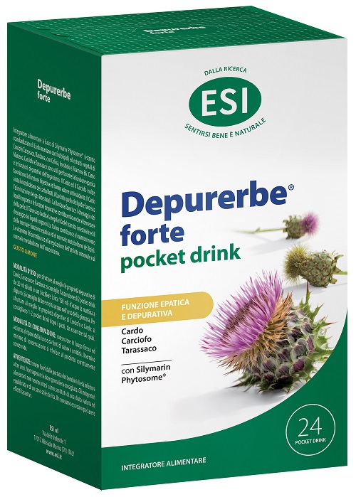 ESI DEPURERBE FORTE POCKET DRINK 24 PEZZI 20 ML - dottorbianchi.it