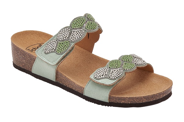 CALZATURA ABU DHABI MICROFIBRE+STRASS W AQUAMARINE 37 - dottorbianchi.it