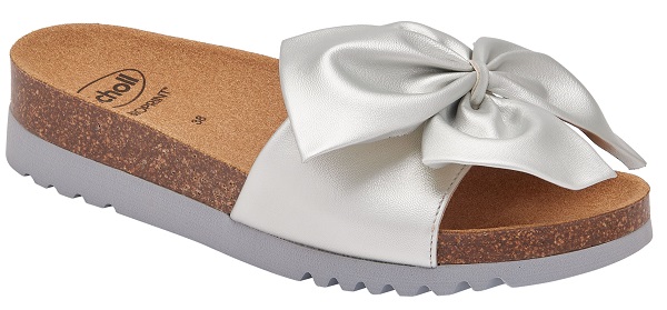 CALZATURA BOWY 2,0 LAMINATED SYNTHETIC W SILVER 37 - dottorbianchi.it