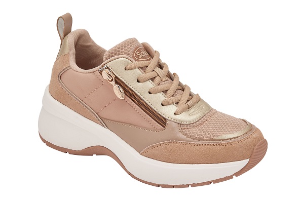 CALZATURA CALGARY LACES NYLON+SUEDE+PU W CAPPUCCINO 39 - dottorbianchi.it