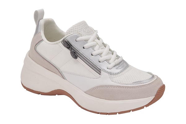 CALZATURA CALGARY LACES NYLON+SUEDE+PU W WHITE 37 - dottorbianchi.it