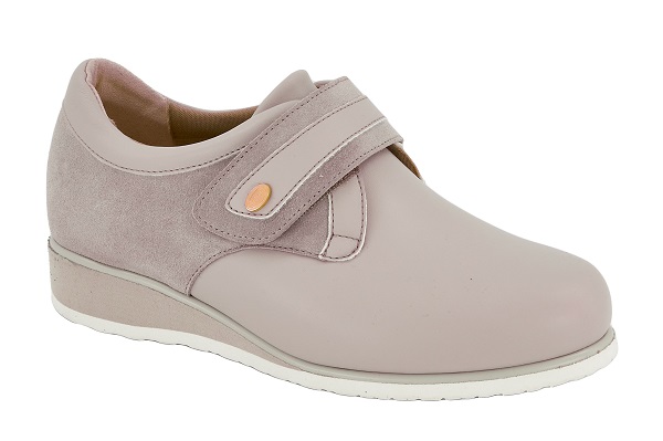 CALZATURA FIONA STRAP ELASTICATED SYNTHETIC+SUEDE W LIGHT TAUPE 37 - dottorbianchi.it