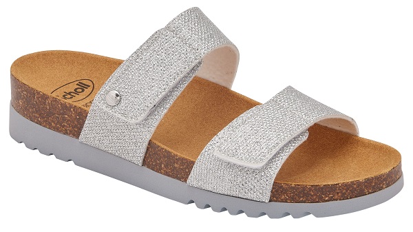 CALZATURA LUSAKA 2,0 GLITTERED SYNTHETIC W SILVER 38 - dottorbianchi.it