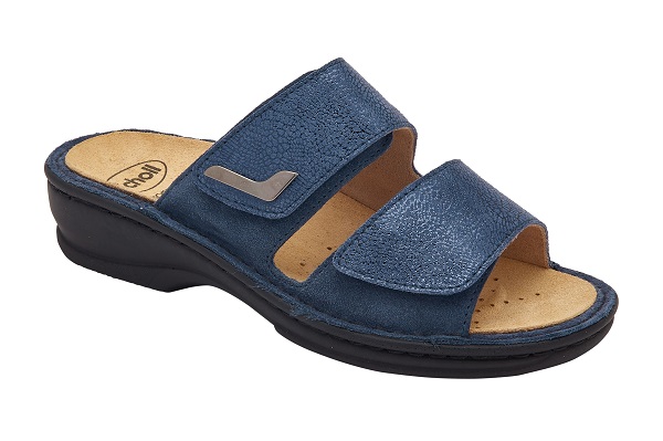 CALZATURA ORTOPEDICA MIETTA 2,0 PRINTED SUEDE+SUEDE W BLUE 38 - dottorbianchi.it