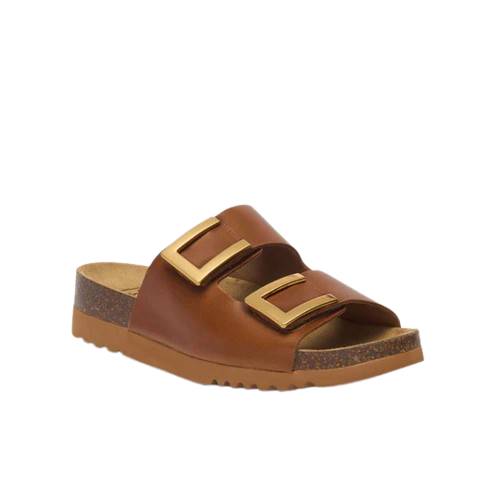 CALZATURA MONTEREY 2 STRAPS VINTAGE LEATHER BIS W COGNAC 38 - dottorbianchi.it