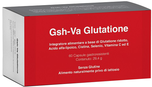 GSH-VA GLUTATIONE 60 CAPSULE GASTRORESISTENTI DA 490 MG - dottorbianchi.it