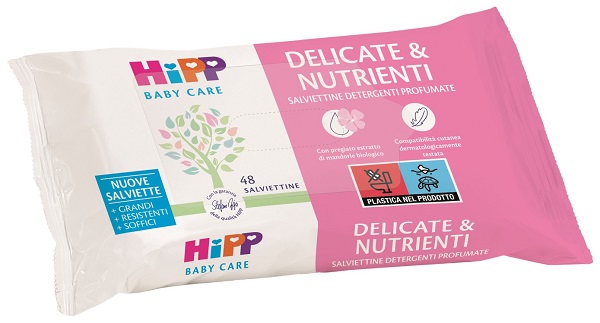 HIPP SALVIETTINE DELICATE & NUTRIENTI 48 PEZZI - dottorbianchi.it