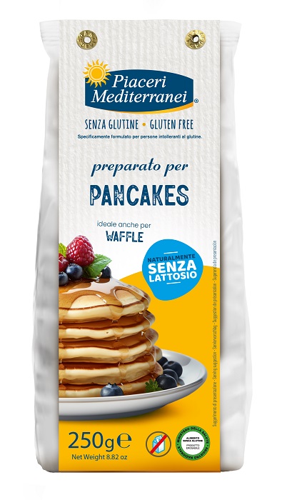 PIACERI MEDITERRANEI PREPARATO PANCAKES 250 G - dottorbianchi.it