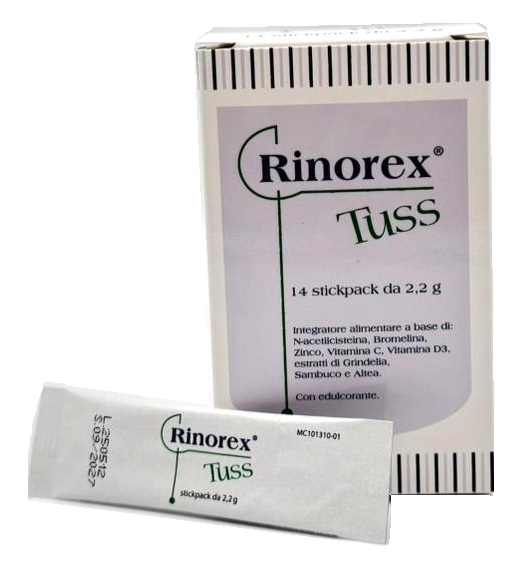 RINOREX TUSS 14 STICKPACK DA 2,2 G - dottorbianchi.it