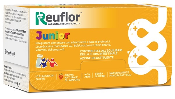 REUFLOR JUNIOR 10 FLACONCINI 8 ML - dottorbianchi.it