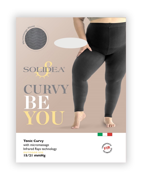 SOLIDEA BE YOU TONIC CURVY LEGGINGS MASSAGGIANTE CHAMPAGNE 4L-XL - dottorbianchi.it