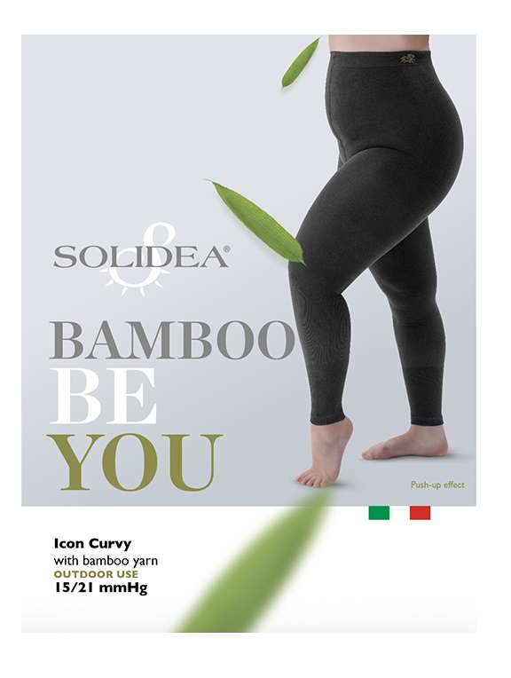 SOLIDEA BE YOU BAMBOO ICON CURVY LEGGINGS BLU NAVY 4L-XL - dottorbianchi.it