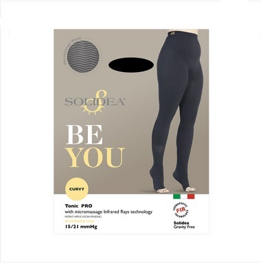 SOLIDEA BE YOU TONIC CURVY PRO LEGGINGS CON PIEDE RIBES 3ML-XL - dottorbianchi.it
