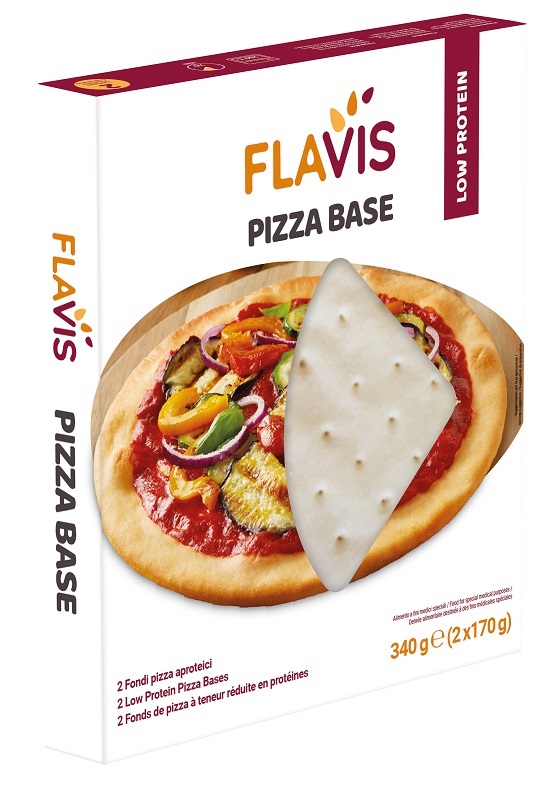 FLAVIS PIZZA BASE 2 FONDI PIZZA APROTEICI DA 170 G - dottorbianchi.it